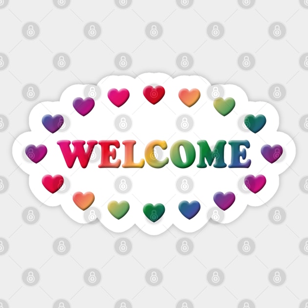 Welcome (Cordially Welcome / Invitation) Sticker by MrFaulbaum